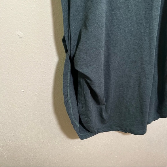 New Balance Athletic Tank Top Heathered Dark Green L - Picture 4 of 9